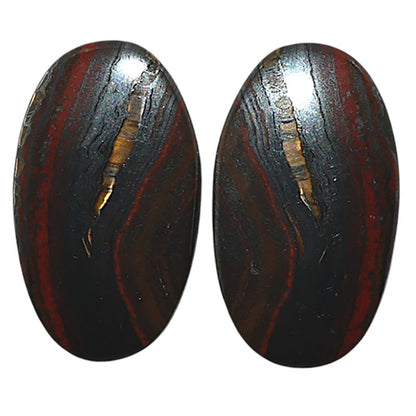 Natural Iron Tiger Eye 14.1x24.1x4 mm Oval Shape Polished Gemstone LS99-010460