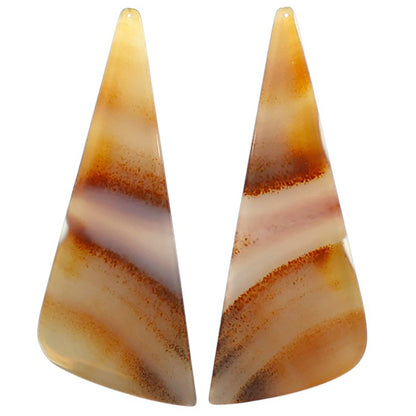 Natural Montana Agate 12.5x33.5x4 mm Fancy Shape Polished Gemstone LS99-010464