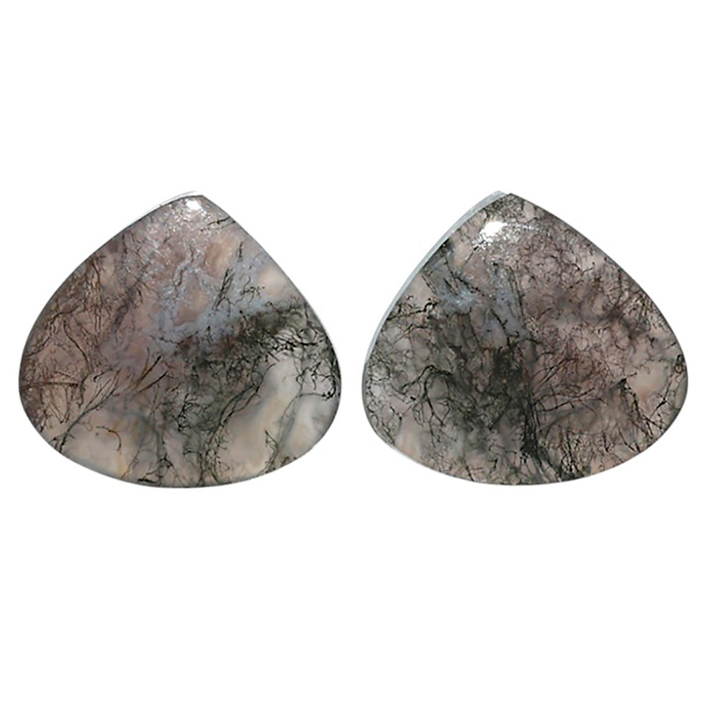 Natural Texas Moss Agate 19.1x21x4 mm Heart Shape Polished Gemstone LS99-010468