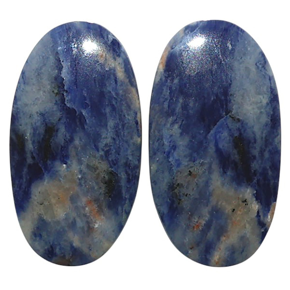Natural Sodalite 14.2x26.1x4 mm Oval Shape Polished Gemstone LS99-010473