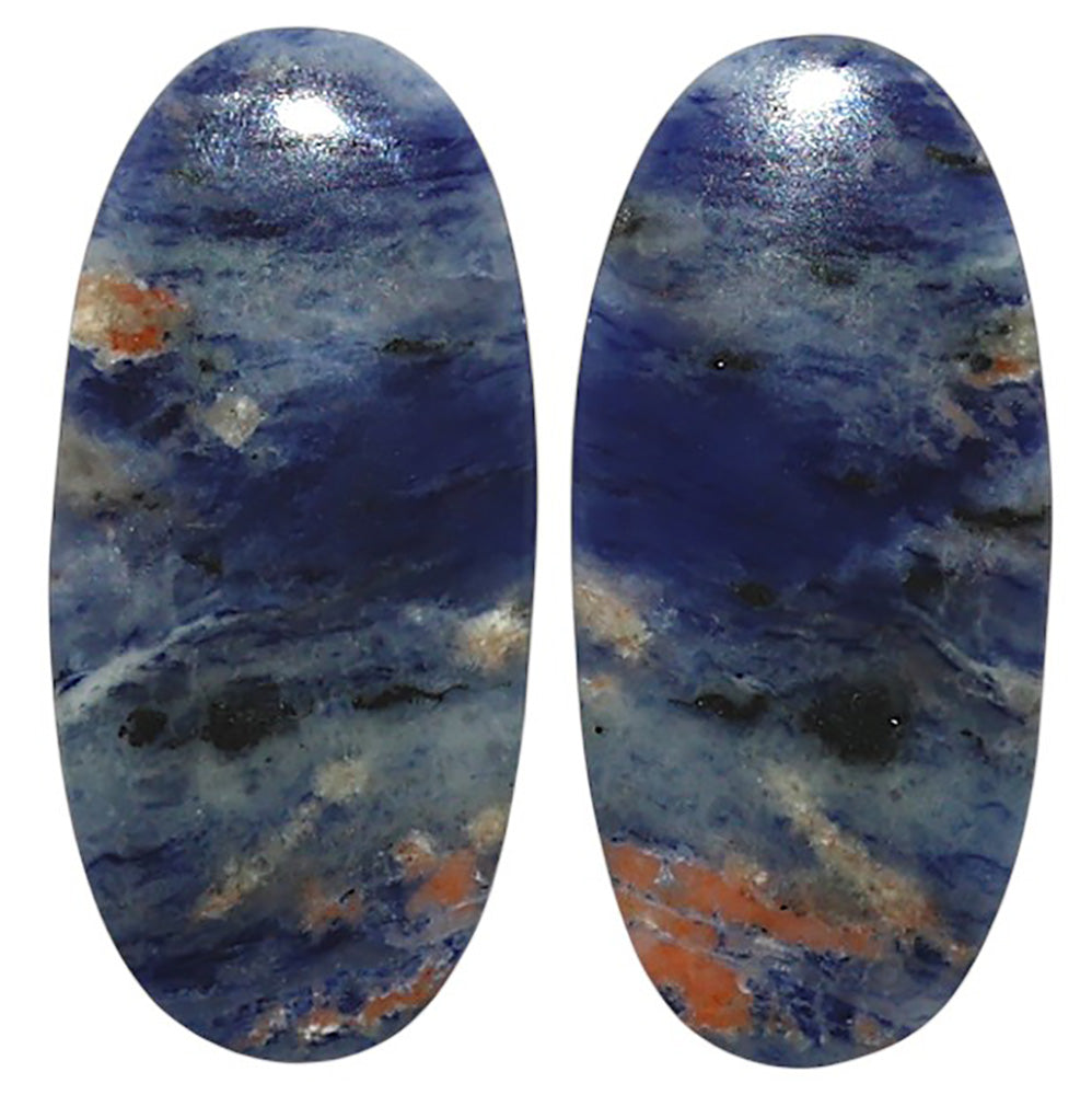 Natural Sodalite 14.3x30.2x4 mm Oval Shape Polished Gemstone LS99-010474