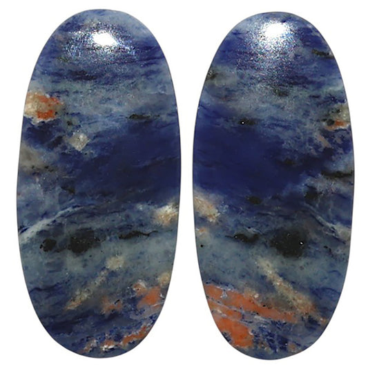 Natural Sodalite 14.3x30.2x4 mm Oval Shape Polished Gemstone LS99-010474