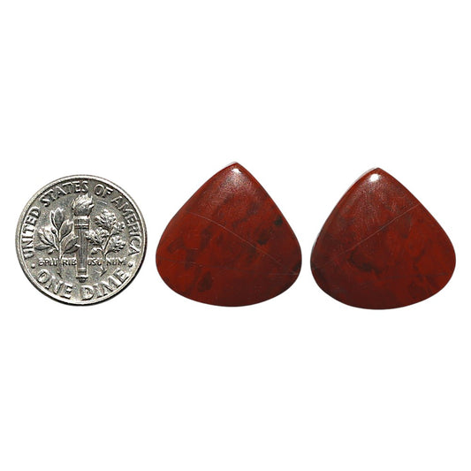 Natural Blood Stone 19.5x19.5x4 mm Heart Shape Polished Gemstone LS99-010477