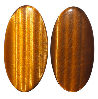Natural Tiger Eye 16x31x3.5 mm Oval Shape Polished Gemstone LS99-010478