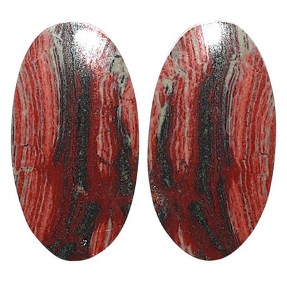 Natural Snake Skin Jasper 13.5x24.9x4.5 mm Oval Shape Polished Gemstone LS99-010483