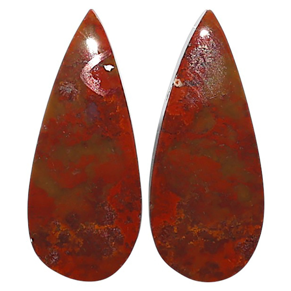 Natural Rare Cady Mountain Agate 10.7x25x4.5 mm Pear Shape Polished Gemstone LS99-010498