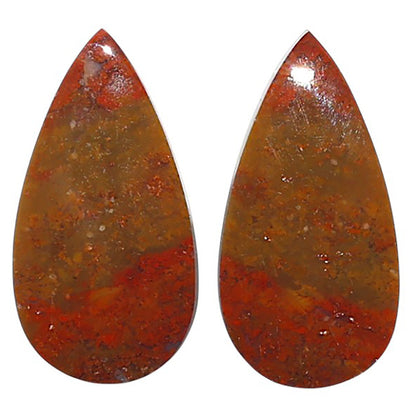 Natural Rare Cady Mountain Agate 13.1x25.3x3.5 mm Pear Shape Polished Gemstone LS99-010501