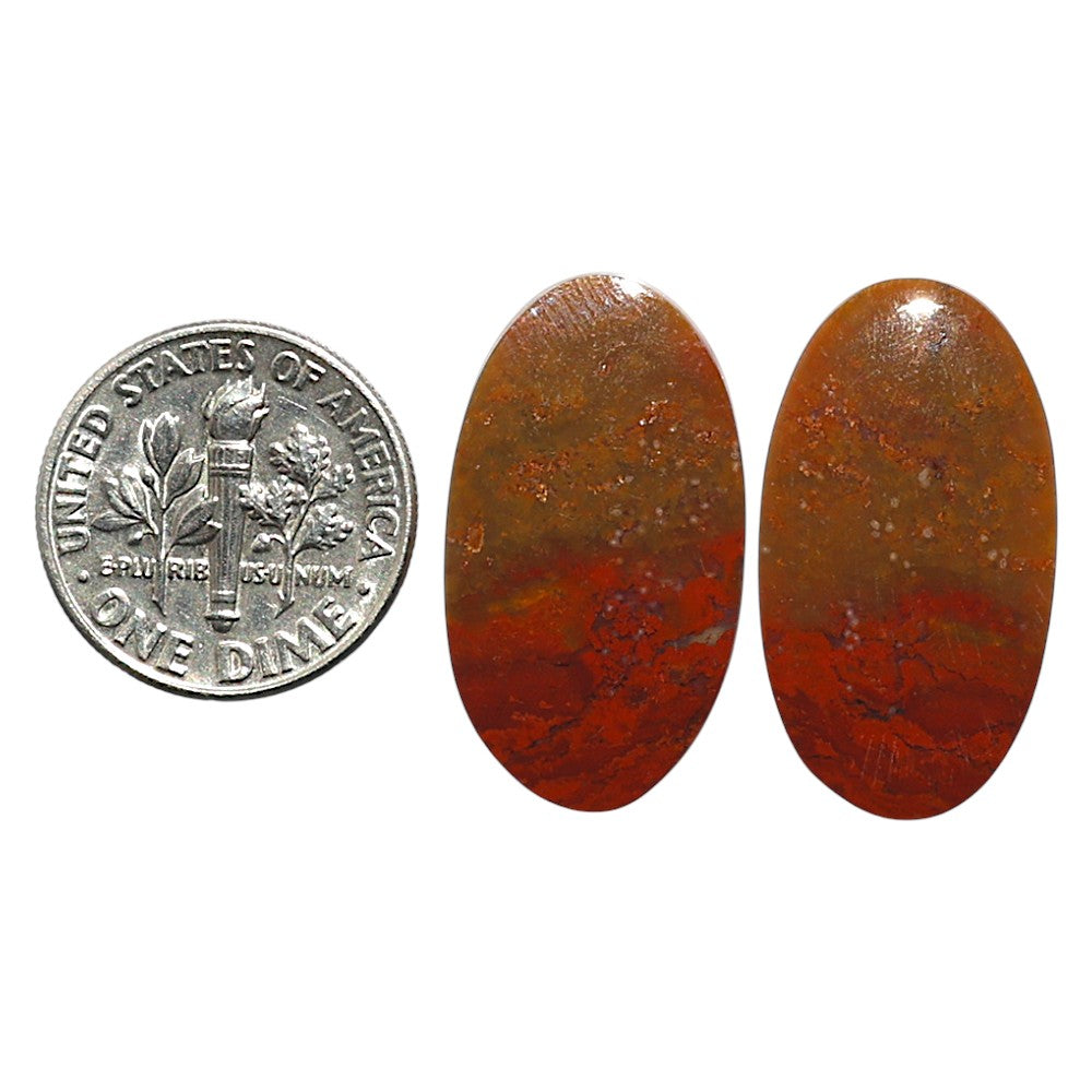 Natural Rare Cady Mountain Agate 14x25.2x3 mm Oval Shape Polished Gemstone LS99-010514