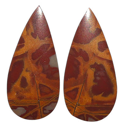 Natural Noreena Jasper 10.7x22.6x3.5 mm Pear Shape Polished Gemstone LS99-010521