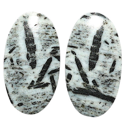 Natural Hornblende 13x23.8x3.7 mm Oval Shape Polished Gemstone LS99-010522