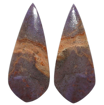 Natural Lavender Jade 12.3x28.75x4 mm Fancy Shape Polished Gemstone LS99-010526