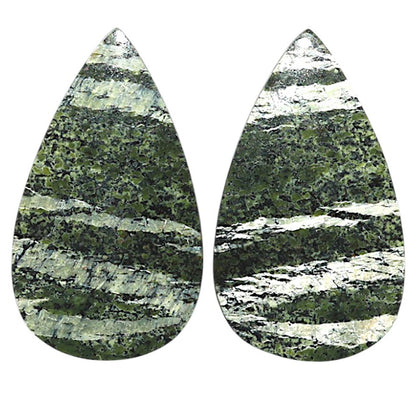 Natural Natural Chrysotile 21x36.3x4 mm Pear Shape Polished Gemstone LS99-010540
