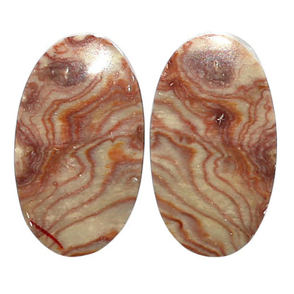 Natural Wave Dolomite 12.5x21.6x3.5 mm Oval Shape Polished Gemstone LS99-010541