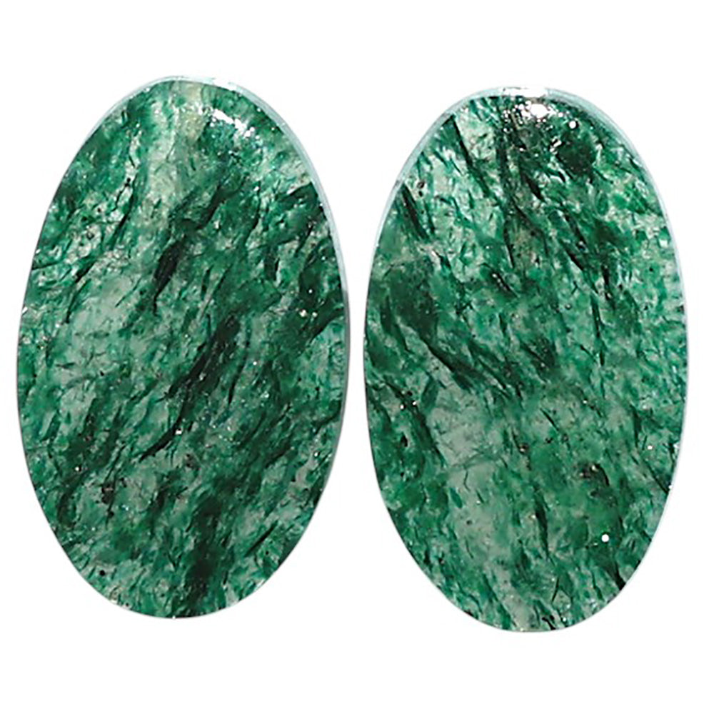 Natural Green Aventurine 12.7x20.8x3.5 mm Oval Shape Polished Gemstone LS99-010546