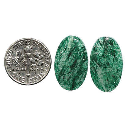 Natural Green Aventurine 12.7x20.8x3.5 mm Oval Shape Polished Gemstone LS99-010546