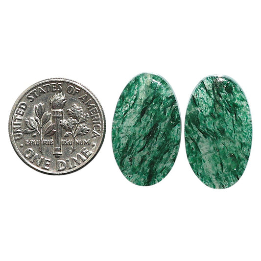 Natural Green Aventurine 12.7x20.8x3.5 mm Oval Shape Polished Gemstone LS99-010546