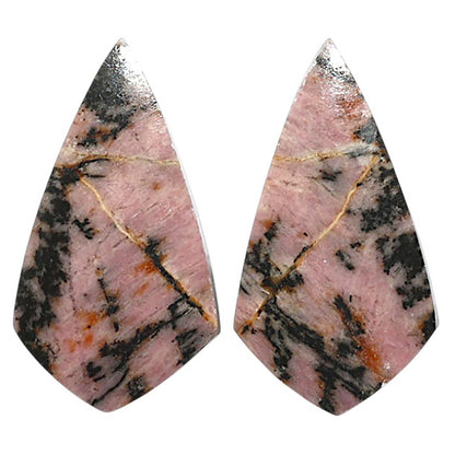 Natural Rhodonite 15.2x27.8x4 mm Fancy Shape Polished Gemstone LS99-010553
