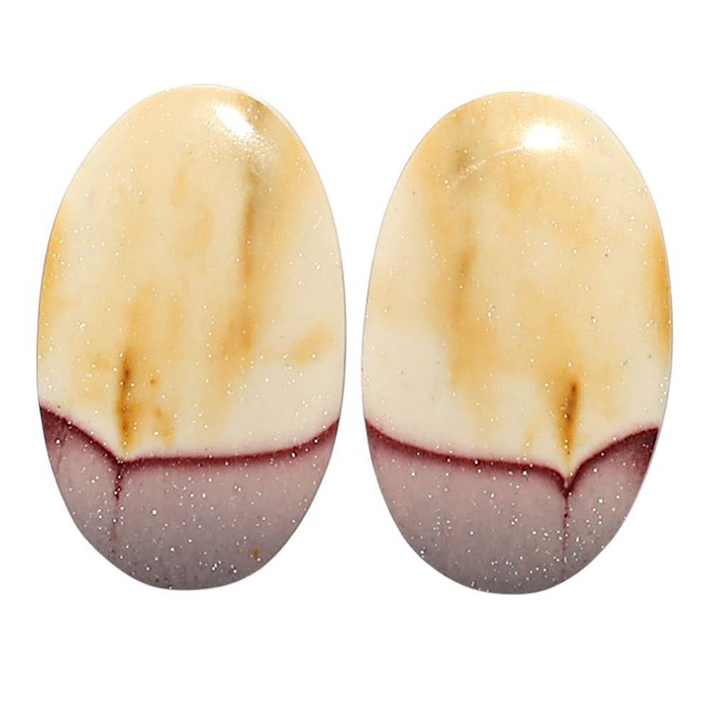 Natural Red Mookaite 15.8x25.8x4 mm Oval Shape Polished Gemstone LS99-010569