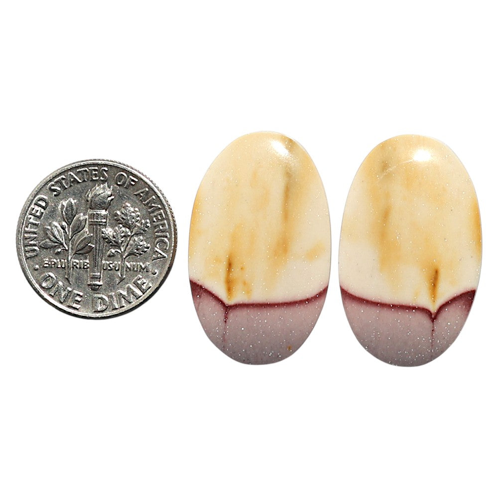 Natural Red Mookaite 15.8x25.8x4 mm Oval Shape Polished Gemstone LS99-010569