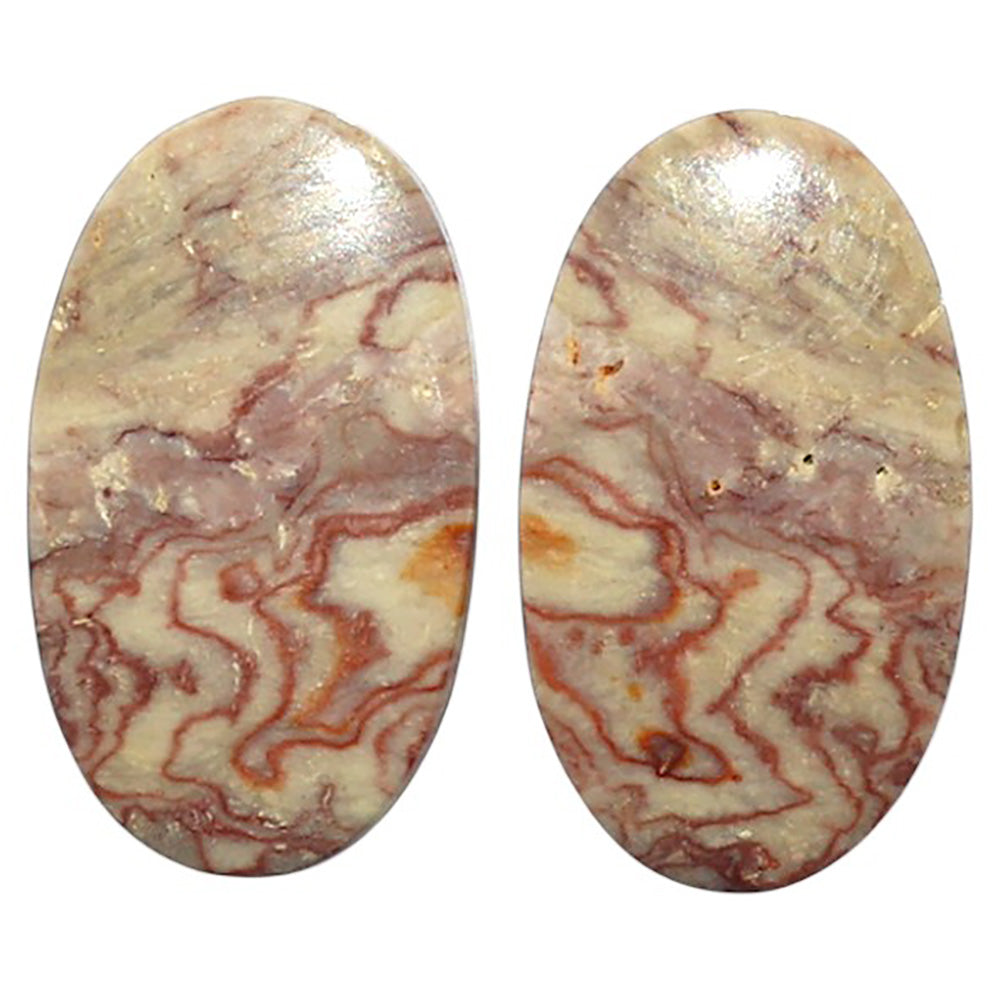 Natural Wave Dolomite 13.4x23.1x3.5 mm Oval Shape Polished Gemstone LS99-010572