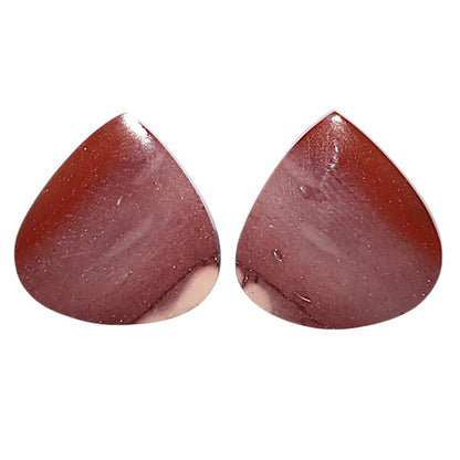 Natural Red Mookaite 19x20x4 mm Heart Shape Polished Gemstone LS99-010574