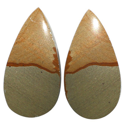 Natural Polygram Jasper 13.7x26.15x4 mm Pear Shape Polished Gemstone LS99-010575