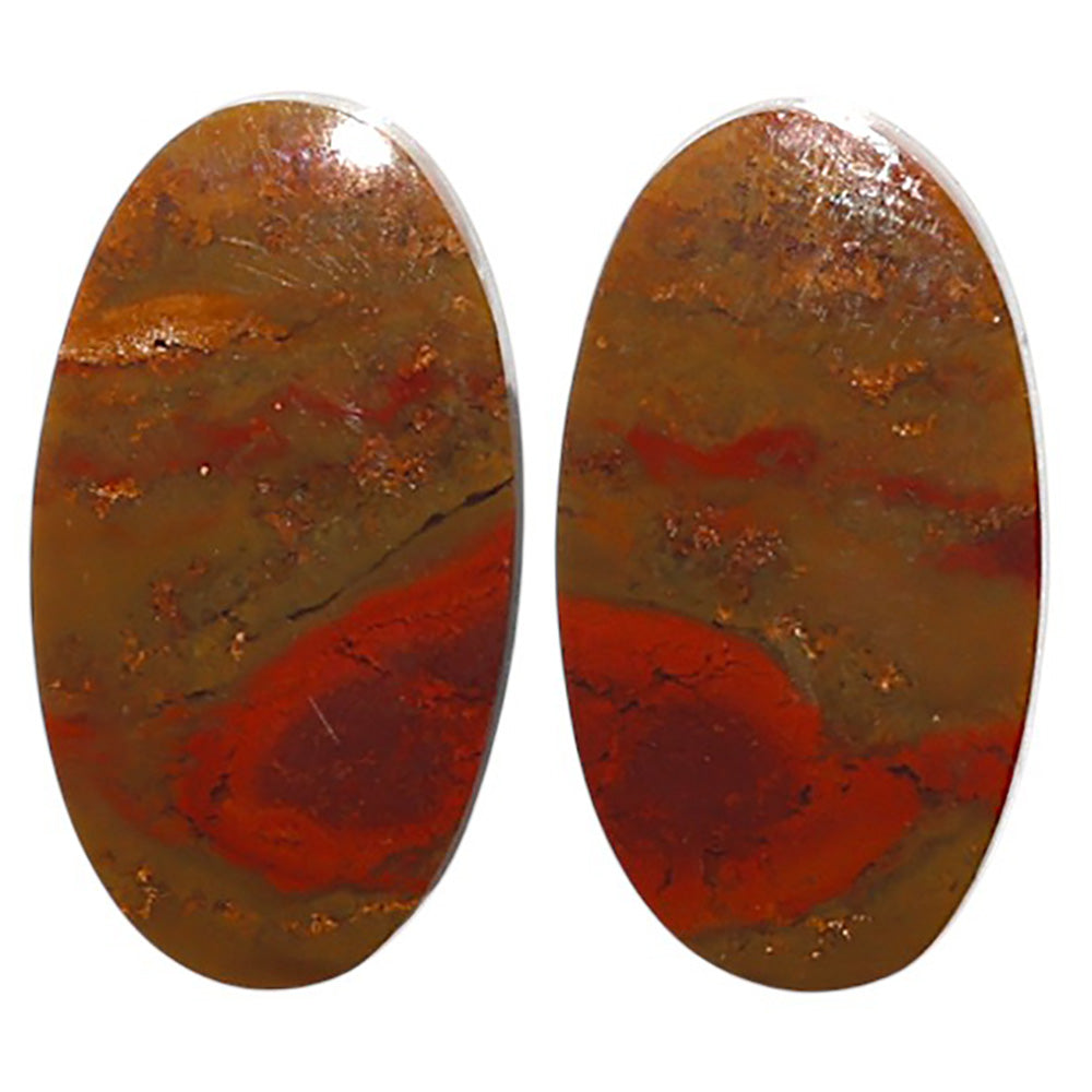 Natural Rare Cady Mountain Agate 14.3x25.8x4.5 mm Oval Shape Polished Gemstone LS99-010578
