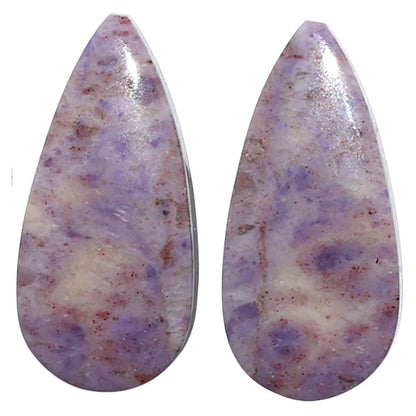 Natural Purple Lepidolite 11.3x24x4.5 mm Pear Shape Polished Gemstone LS99-010579
