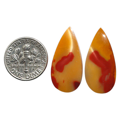 Natural Red Mookaite 12.8x26.7x4 mm Pear Shape Polished Gemstone LS99-010582