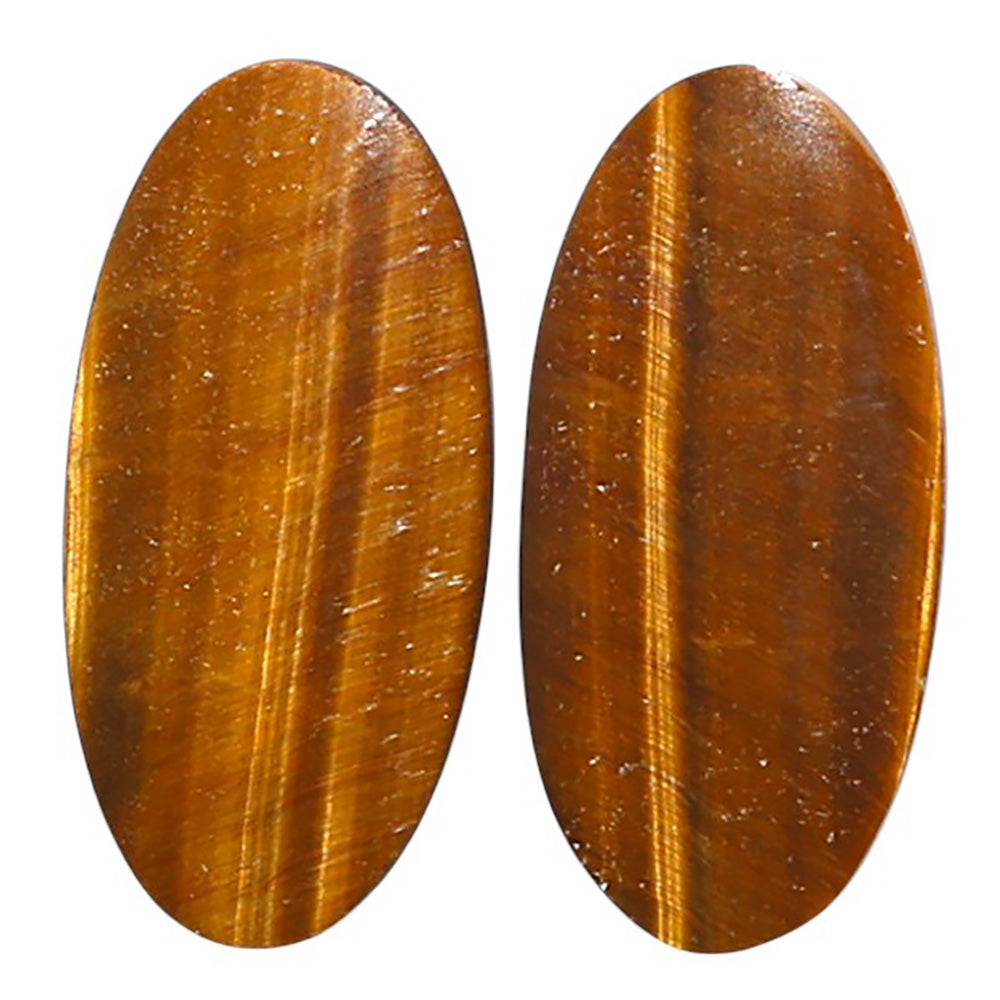 Natural Tiger Eye 13.1x27x3 mm Oval Shape Polished Gemstone LS99-010583