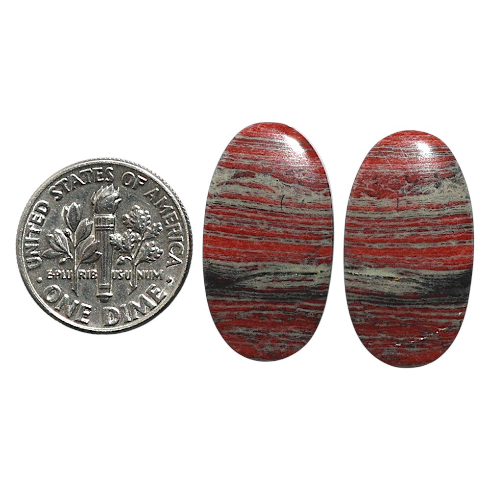 Natural Snake Skin Jasper 13.1x23.8x5 mm Oval Shape Polished Gemstone LS99-010591