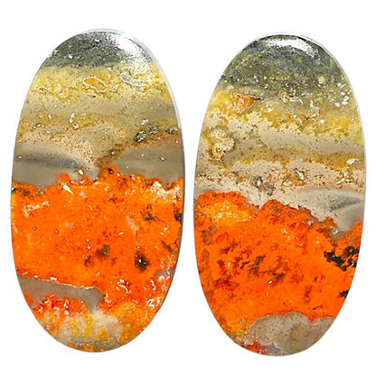 Natural Indonesian Bumble Bee 15x28.65x4 mm Oval Shape Polished Gemstone LS99-010593