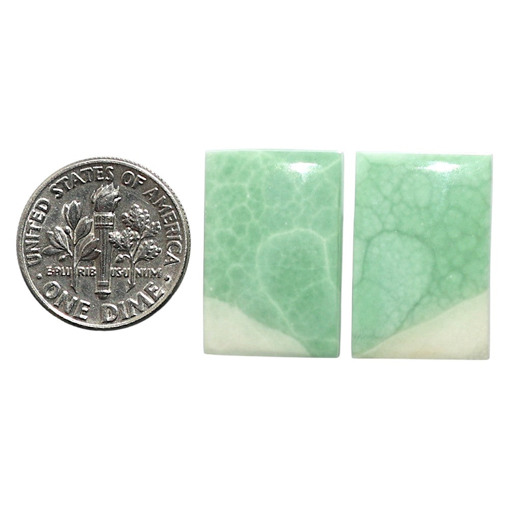 Natural Utah Variscite 14.5x21.35x3.5 mm Baguette Shape Polished Gemstone LS99-010594