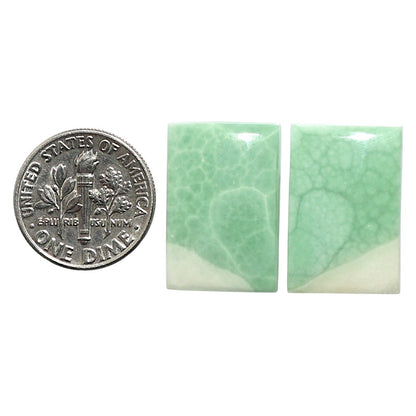 Natural Utah Variscite 14.5x21.35x3.5 mm Baguette Shape Polished Gemstone LS99-010594