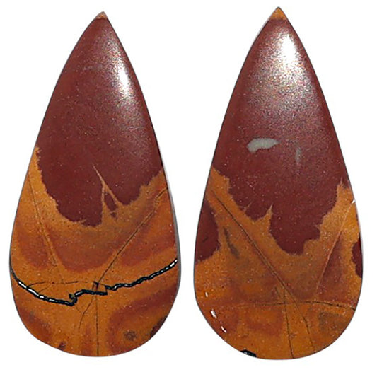 Natural Noreena Jasper 11.5x23.3x4 mm Pear Shape Polished Gemstone LS99-010597