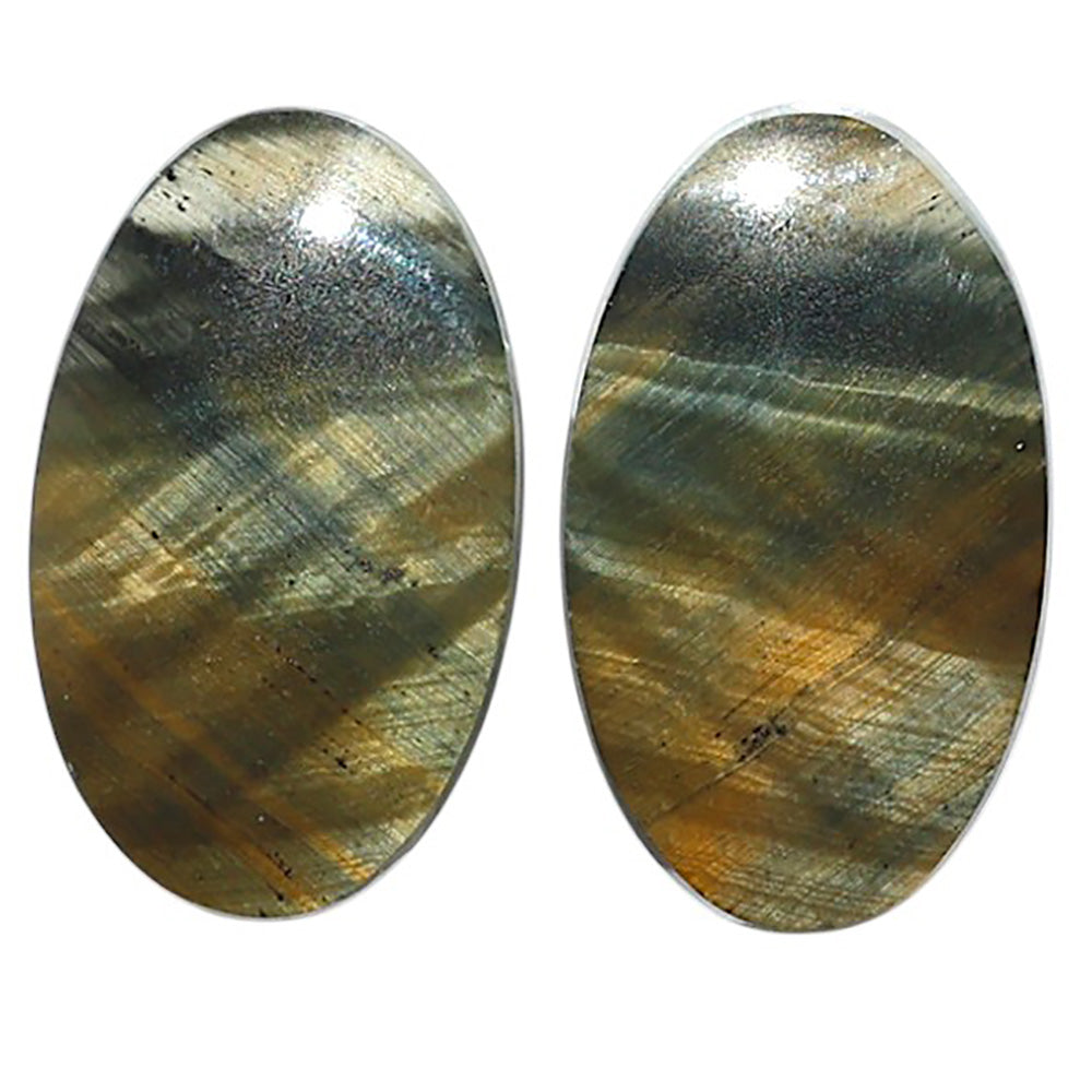 Natural Blue Tiger Eye 14.2x23.6x3.5 mm Oval Shape Polished Gemstone LS99-010608