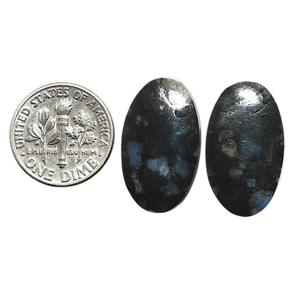 Natural Llanite Blue Opal Crystal Sphere 13.6x23.15x3.5 mm Oval Shape Polished Gemstone LS99-010609