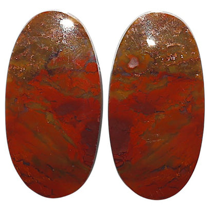 Natural Rare Cady Mountain Agate 14x27.2x3.5 mm Oval Shape Polished Gemstone LS99-010626
