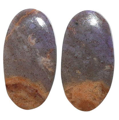 Natural Lavender Jade 13x23.7x4 mm Oval Shape Polished Gemstone LS99-010633