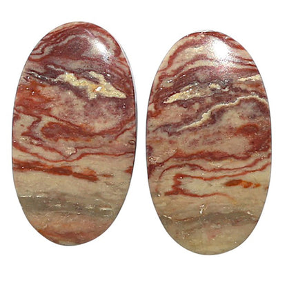 Natural Wave Dolomite 13.3x23.6x4 mm Oval Shape Polished Gemstone LS99-010635