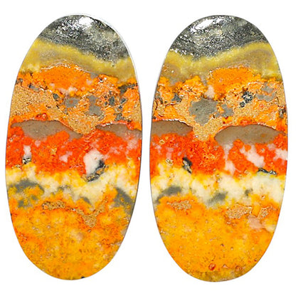 Natural Indonesian Bumble Bee 16.1x31.1x4 mm Oval Shape Polished Gemstone LS99-010637