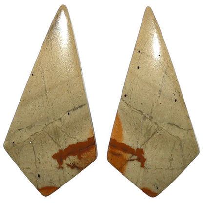 Natural Polygram Jasper 13.7x27.8x4 mm Fancy Shape Polished Gemstone LS99-010645