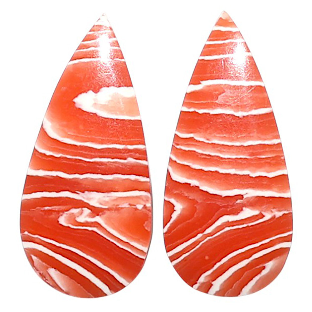 Natural Sardonyx 11.3x24.6x4 mm Pear Shape Polished Gemstone LS99-010647