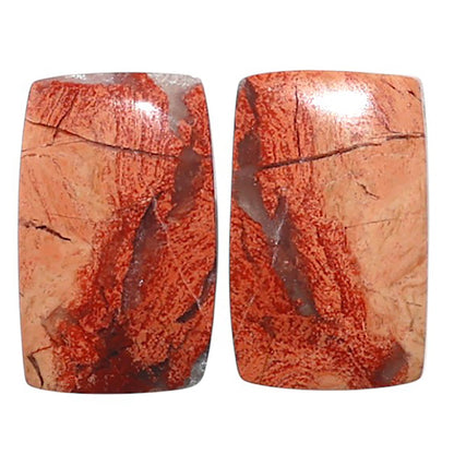 Natural Snake Skin Jasper 11.2x18.2x4.5 mm Baguette Shape Polished Gemstone LS99-010649