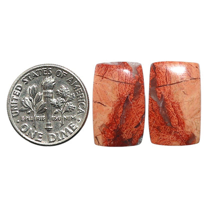 Natural Snake Skin Jasper 11.2x18.2x4.5 mm Baguette Shape Polished Gemstone LS99-010649