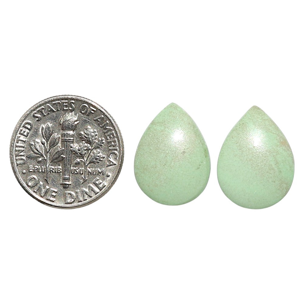 Natural Utah Variscite 12x16x3.5 mm Pear Shape Polished Gemstone LS99-09485