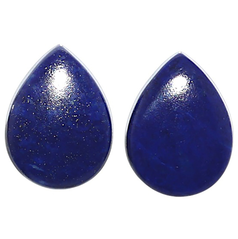 Natural Lapis Lazuli 12.2x16.2x4 mm Pear Shape Polished Gemstone LS99-09488