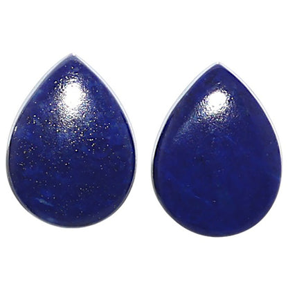 Natural Lapis Lazuli 12.2x16.2x4 mm Pear Shape Polished Gemstone LS99-09488