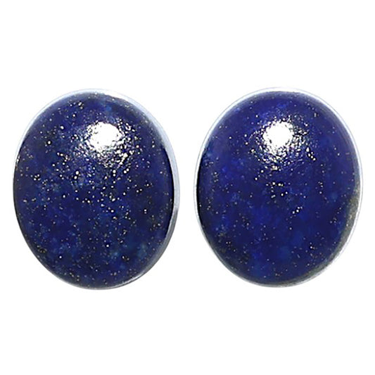 Natural Lapis Lazuli 10x12x4.5 mm Oval Shape Polished Gemstone LS99-09503
