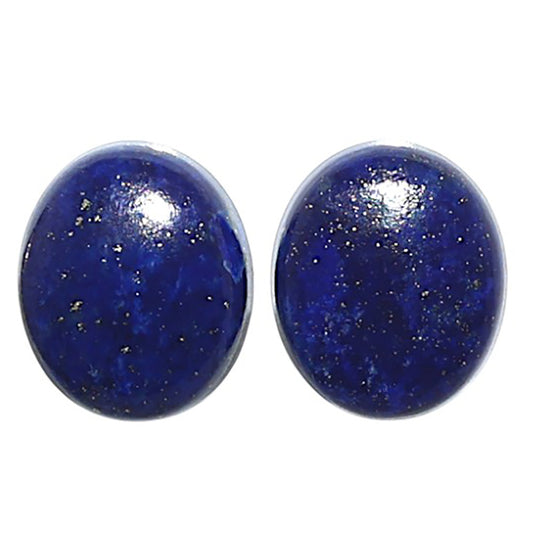 Natural Lapis Lazuli 10x12x4 mm Oval Shape Polished Gemstone LS99-09508
